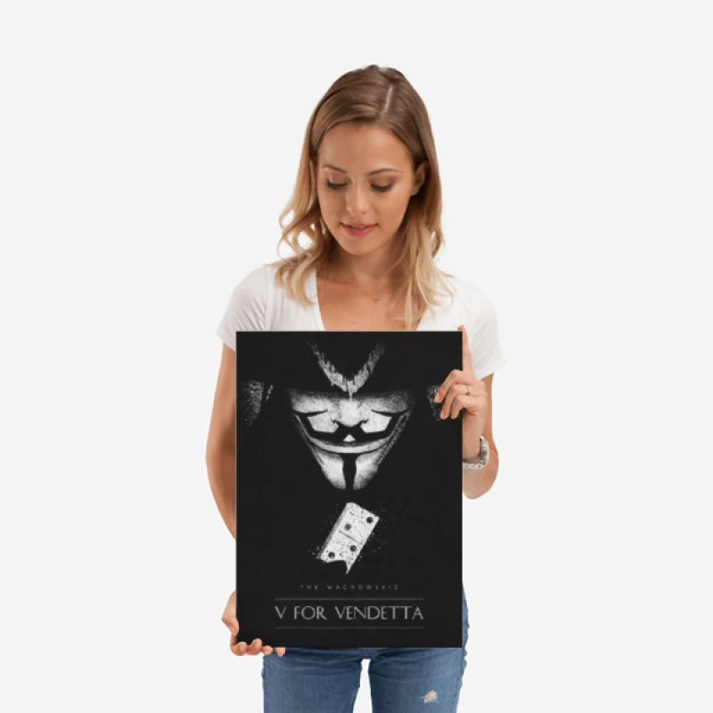 Displate Metall-Poster "V for Vendetta"